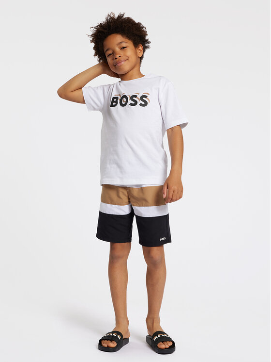 Boss Tricou J50723 S Alb Regular Fit
