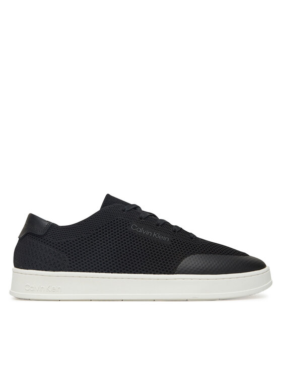 Calvin Klein Sneakersy Low Top Lace Up Knit HM0HM01726 Čierna
