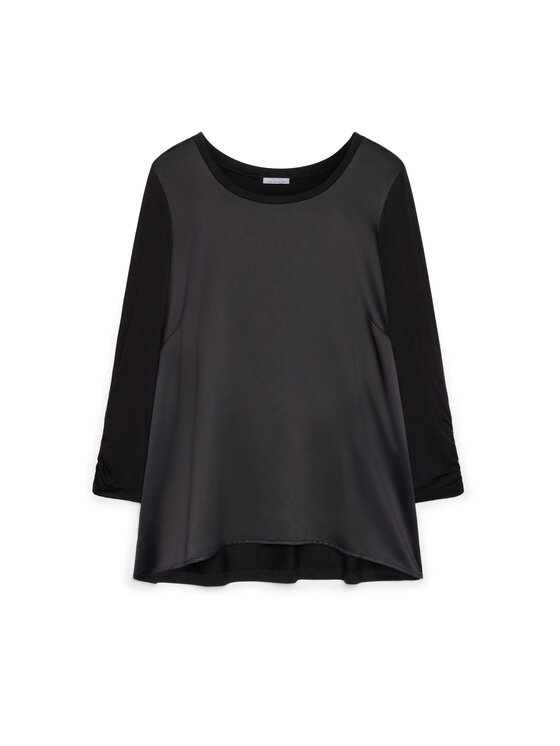 Fiorella Rubino Fiorella Rubino Bluzka G247L008552N033 Czarny Regular Fit