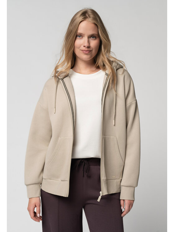 Volcano Volcano Bluza B-LOMY Beżowy Regular Fit