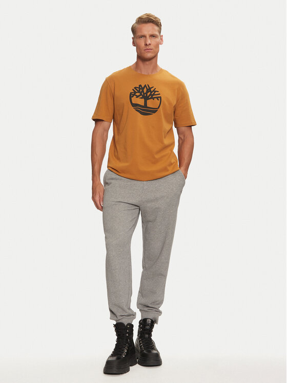 Timberland Timberland Póló TB0A2C2R Barna Regular Fit