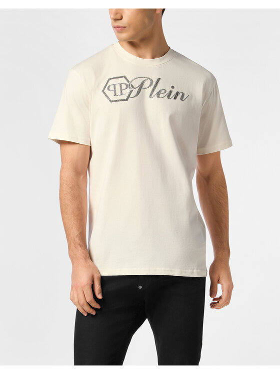 PHILIPP PLEIN PHILIPP PLEIN T-Shirt 27097 Biały Regular Fit