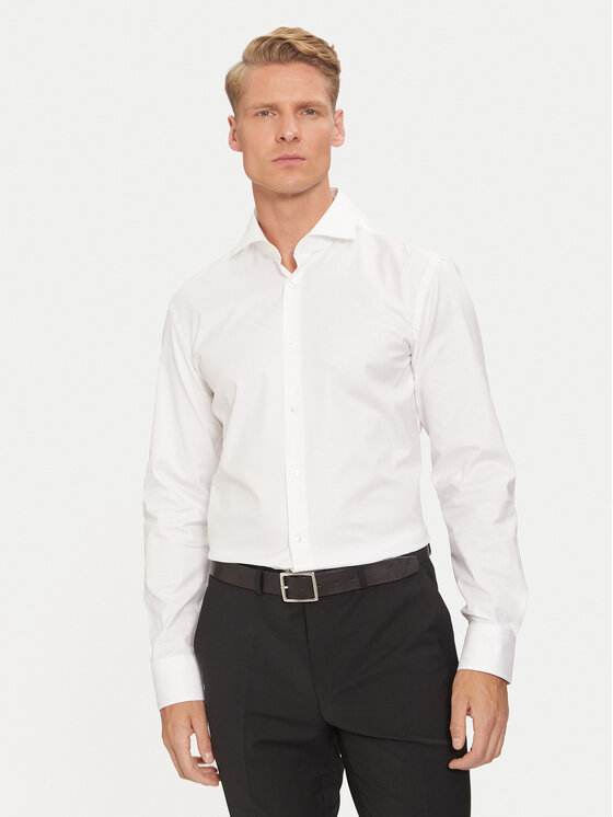 BOSS Boss Сорочка 50491976 Білий Slim Fit