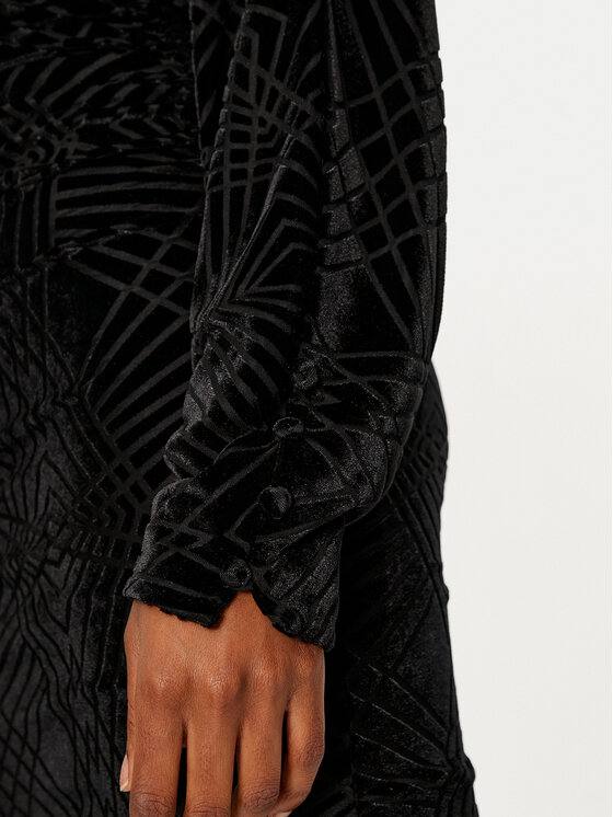 PINKO PINKO Sukienka koktajlowa Bernieri 104482 A29H Czarny Regular Fit