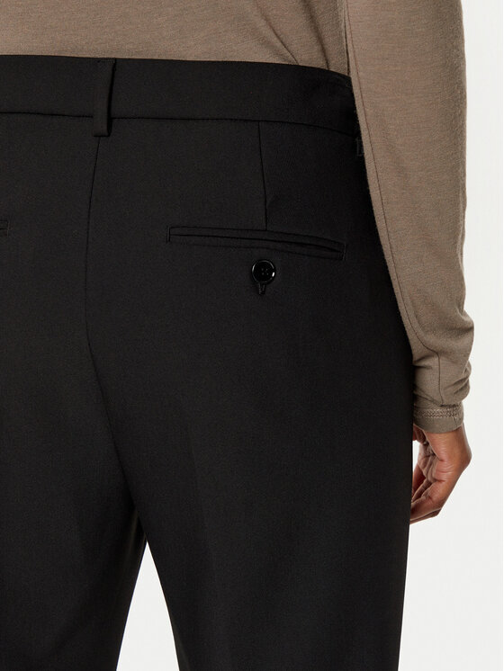 Weekend Max Mara Weekend Max Mara Παντελόνι chino Rana 2515131031 Μαύρο Slim Fit
