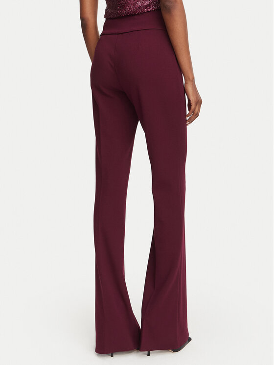 Rinascimento Rinascimento Pantaloni di tessuto CFC0130162003 Bordeaux Regular Fit