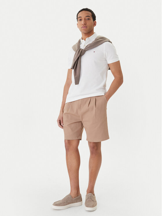 Nautica Nautica Kratke hlače iz tkanine Rava NCC03970 Bež Relaxed Fit