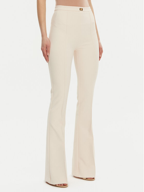 Elisabetta Franchi Elisabetta Franchi Pantaloni outdoor 8053686307125 Alb Regular Fit