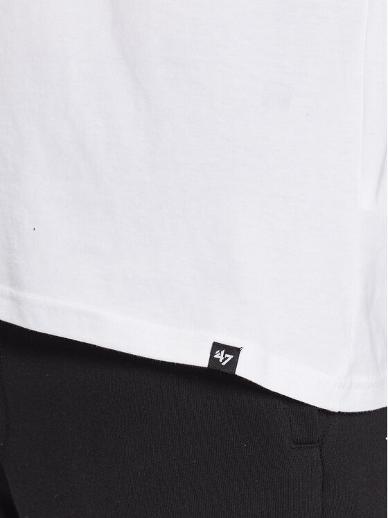 47 Brand 47 Brand T-Shirt MLB New York Yankees Imprint 47 Echo Tee BB017TEMIME544103WW Λευκό Regular Fit