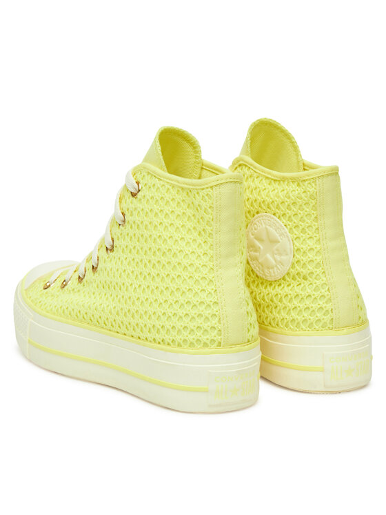 Converse Converse Кецове Chuck Taylor All Star Lift Platform Knit A14967C Жълт