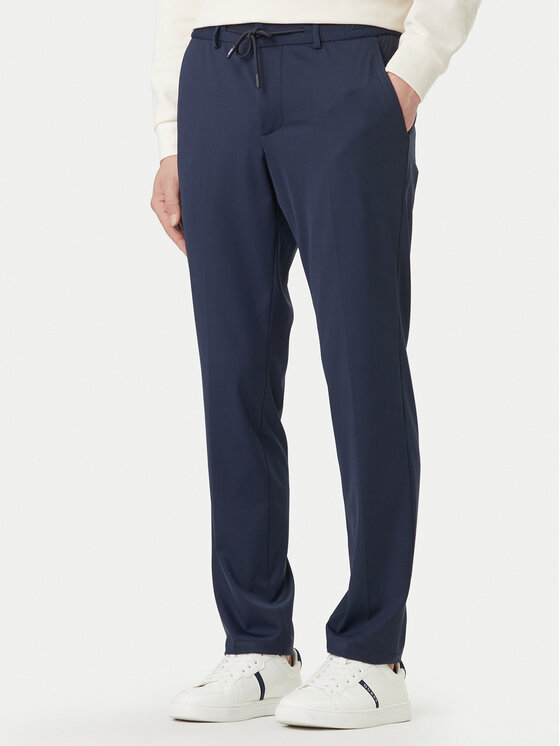 Guess Guess Chino nohavice M5BB75 WHHO2 Tmavomodrá Slim Fit