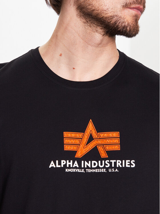 Alpha Industries Alpha Industries Tričko Basic 100501RB Čierna Regular Fit
