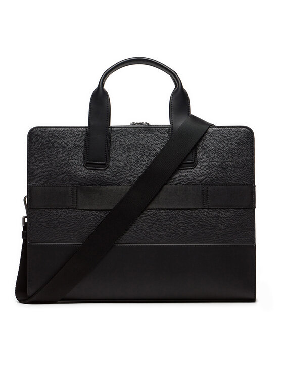 Tommy Hilfiger Tommy Hilfiger Torba za laptop Th Central Slim Computer Bag AM0AM12447 Siva