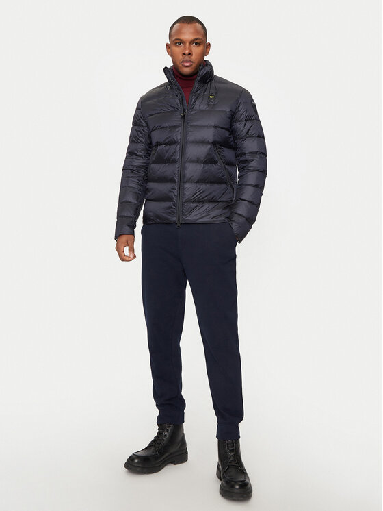 Blauer Blauer Giubbotto piumino 24WBLUC03024 Blu scuro Regular Fit