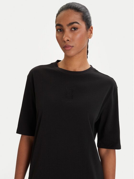 Armani Exchange Armani Exchange Každodenní šaty XW000825 AF10356 UC001 Černá Regular Fit