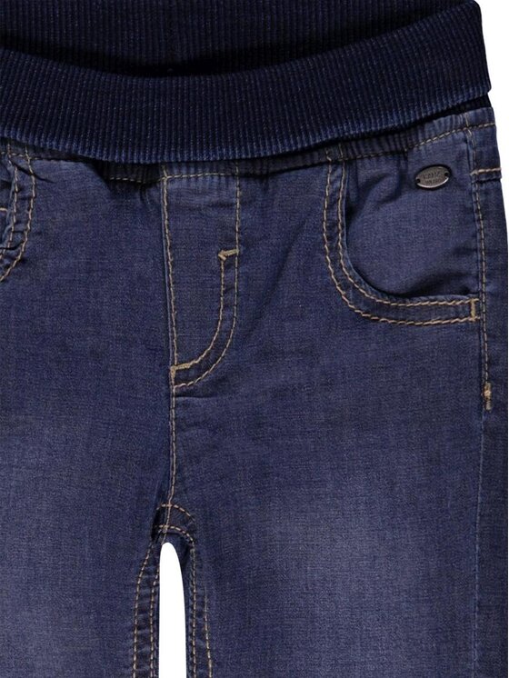 Kanz Kanz Spodnie materiałowe 1846624-0013 Granatowy Basic Fit