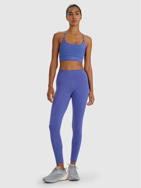 4F 4F Legginsy MULTI ACTIVE Granatowy Slim Fit