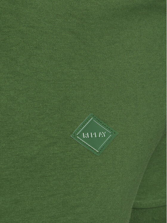 REPLAY Replay Polo M6548.000.23070 Zielony Regular Fit