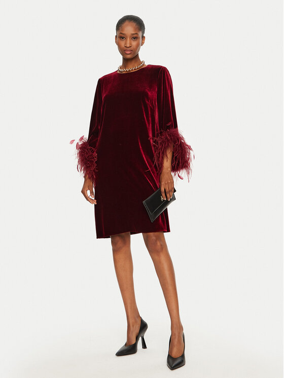 Luisa Spagnoli Luisa Spagnoli Коктейльна сукня Ghiro 541512 Червоний Regular Fit