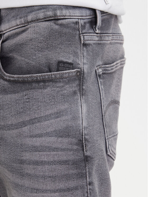 G-Star Raw G-Star Raw Дънкови шорти 3301 D10481-D535 Сив Slim Fit