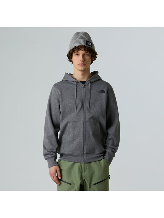 The North Face The North Face Felpa Simple Dome Full Zip Grigio Regular Fit