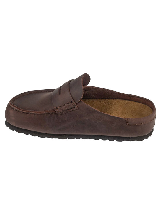 Birkenstock Birkenstock Klapki Naples Wrapped LEOI Brązowy