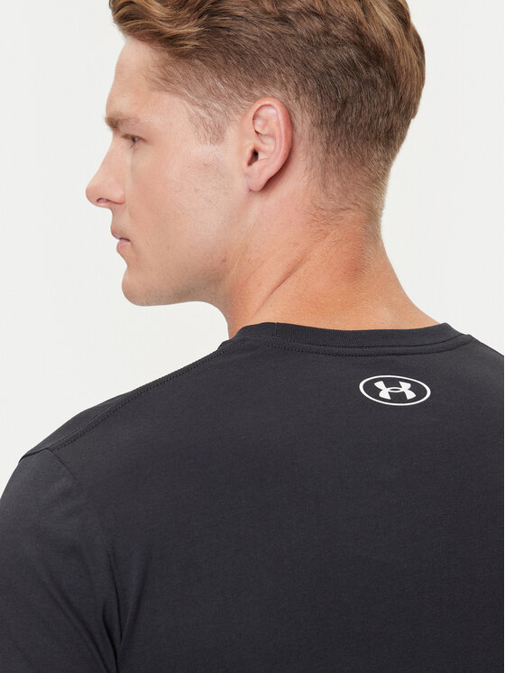 Under Armour Under Armour Majica Ua Sportstyle Logo Update Ss 1382911-001 Črna Loose Fit