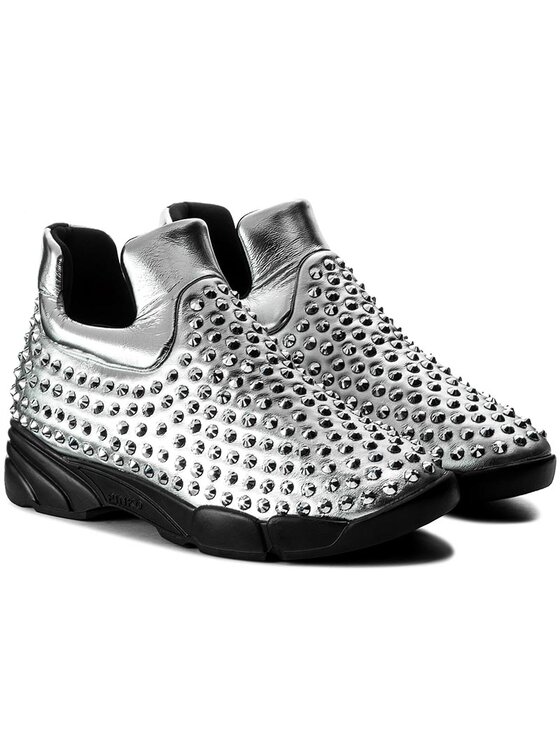 PINKO PINKO Laisvalaikio batai Gem 6 Al 17-18 BLKS1 1H20BB Y3QP Sidabrinė
