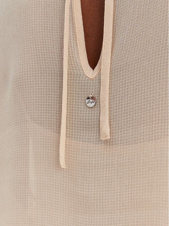 BOSS BOSS Bluse Bleja 50554050 Beige Relaxed Fit