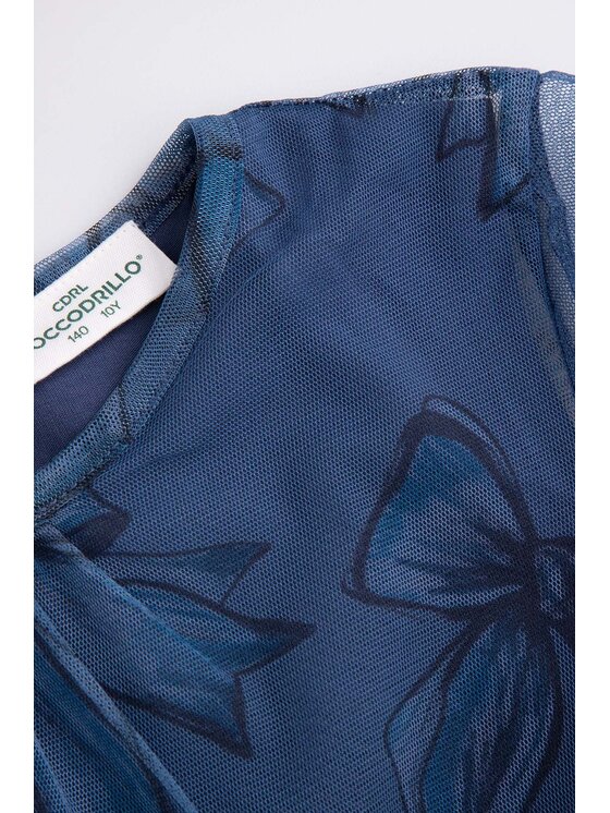 Coccodrillo Coccodrillo Sukienka ZC5128101FGJ-015 Granatowy Regular Fit