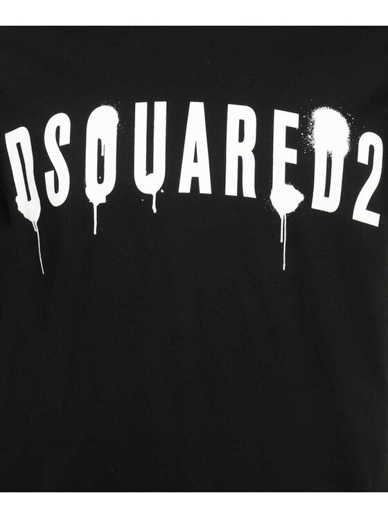 Dsquared2 Dsquared2 T-Shirt S79GC0039 S23009 900 Černá Regular Fit