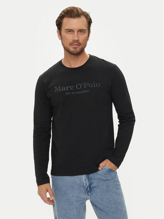 Marc O'Polo S dlhými rukávmi 426 2012 52152 Čierna Regular Fit