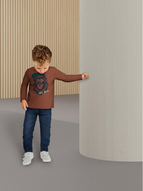 NAME IT NAME IT Bluse 13220044 Braun Regular Fit