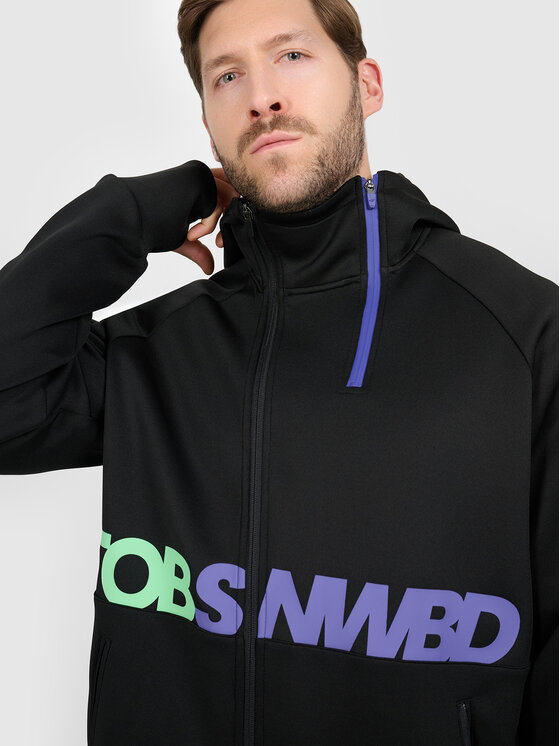 4F 4F Bluza FOB Czarny Loose Fit