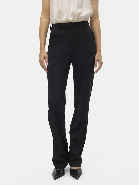 Vero Moda Vero Moda Szövet nadrág Maya 10267718 Fekete Straight Fit