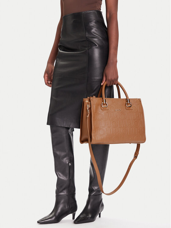 Liu Jo Liu Jo Ročna torba Ecs M Satchel AF5008 E0538 Rjava