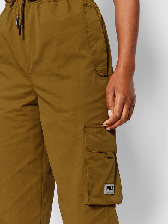 Pantaloni fila donna marroni outlet
