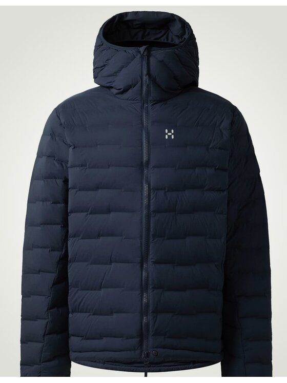 Haglöfs Haglöfs Kurtka puchowa Spitz Down Hood Men Granatowy Regular Fit