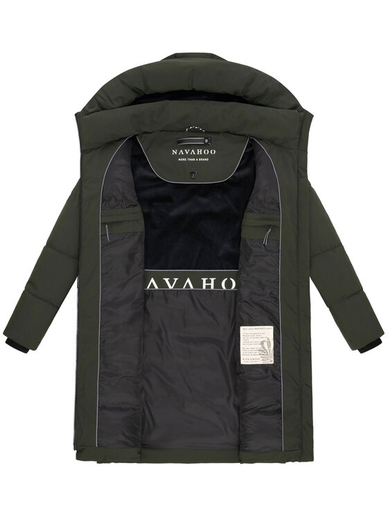 Navahoo Navahoo Kurtka zimowa Mondnebel Zielony Regular Fit