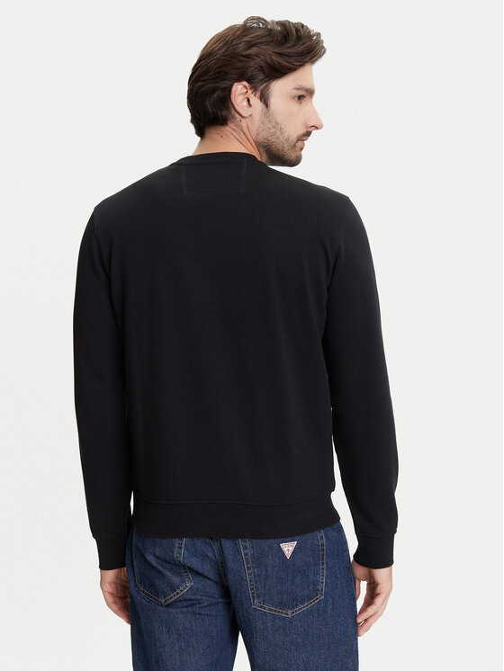 Guess Guess Μπλούζα M5YQ05 K68I4 Μαύρο Regular Fit