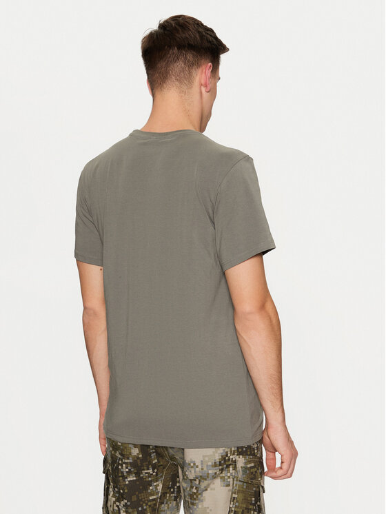 G-Star Raw G-Star Raw Тишърт Base D19070 1260 Сив Slim Fit