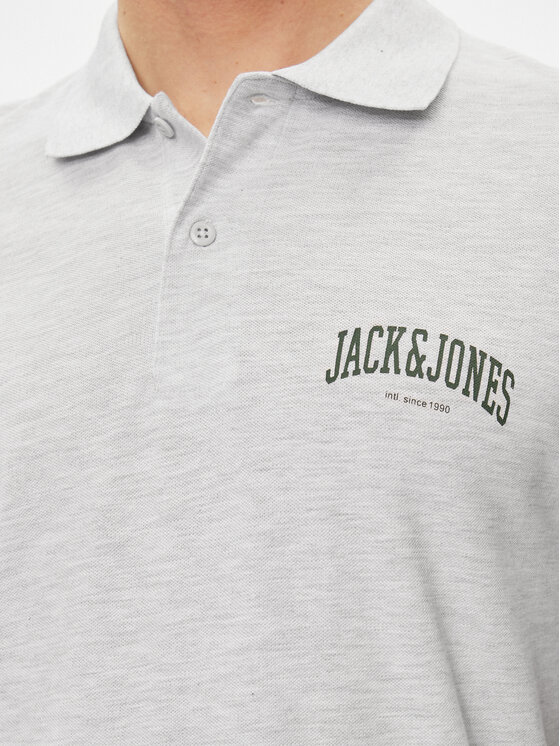 Jack & Jones Jack & Jones Polo Josh 12247387 Biały Standard Fit