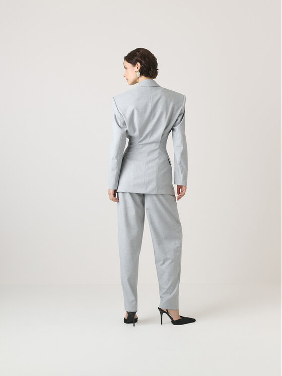 La Mania La Mania Pantalone da abito CHET Grigio Classic Fit