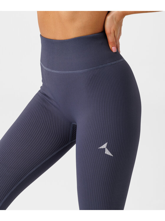 Carpatree Carpatree Legginsy Rib leggings Niebieski Fitted Fit