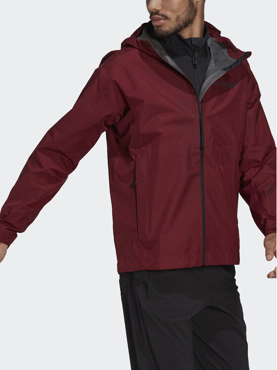 adidas adidas Дощовик Terrex Gtx Paclite HH9183 Бордовий Reglan Fit