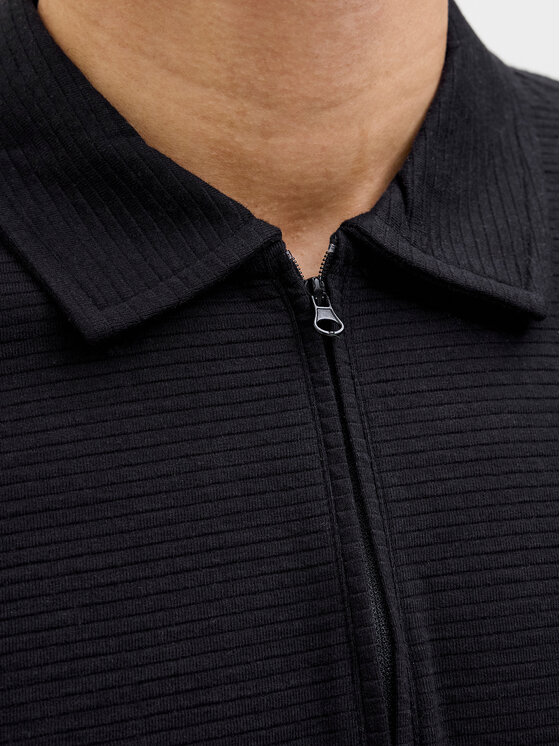 Jack&Jones Jack&Jones Polo majica Benja 12269338 Črna Regular Fit