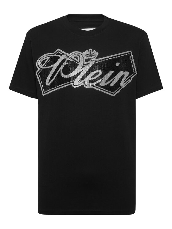 PHILIPP PLEIN PHILIPP PLEIN T-Shirt 26233 Czarny Regular Fit