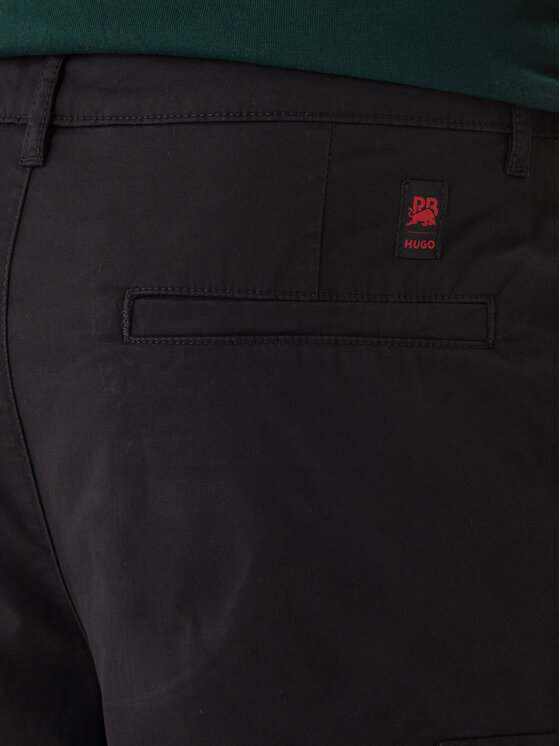 HUGO HUGO Bavlnené šortky Gregry 50559604 Čierna Slim Fit
