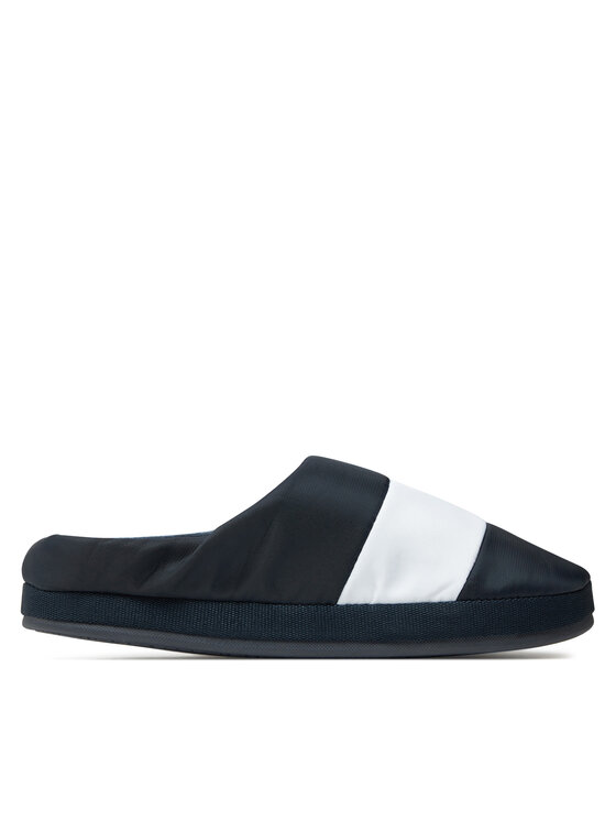 Papuci de casă Tommy Hilfiger Flag House Shoe FM0FM05228 Bleumarin