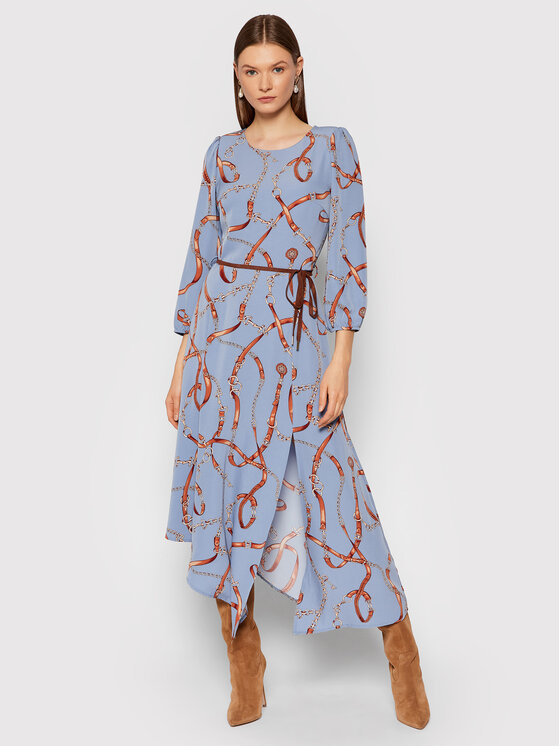 Rinascimento Rinascimento Kleid für den Alltag CFC0018034002 Blau Regular Fit